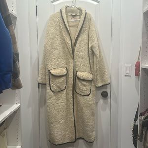 Free People Long Teddy Coat